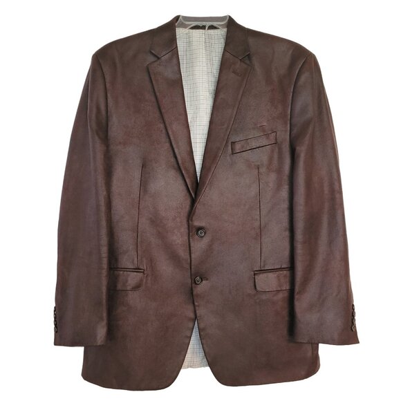 Lauren Ralph Lauren Faux Suede Sport Coat Blazer 46L - Picture 1 of 9